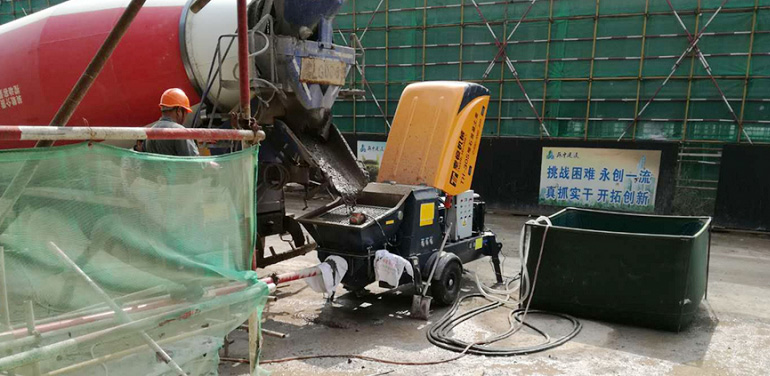 新疆TH-30S细石泵输送商品细石混凝土